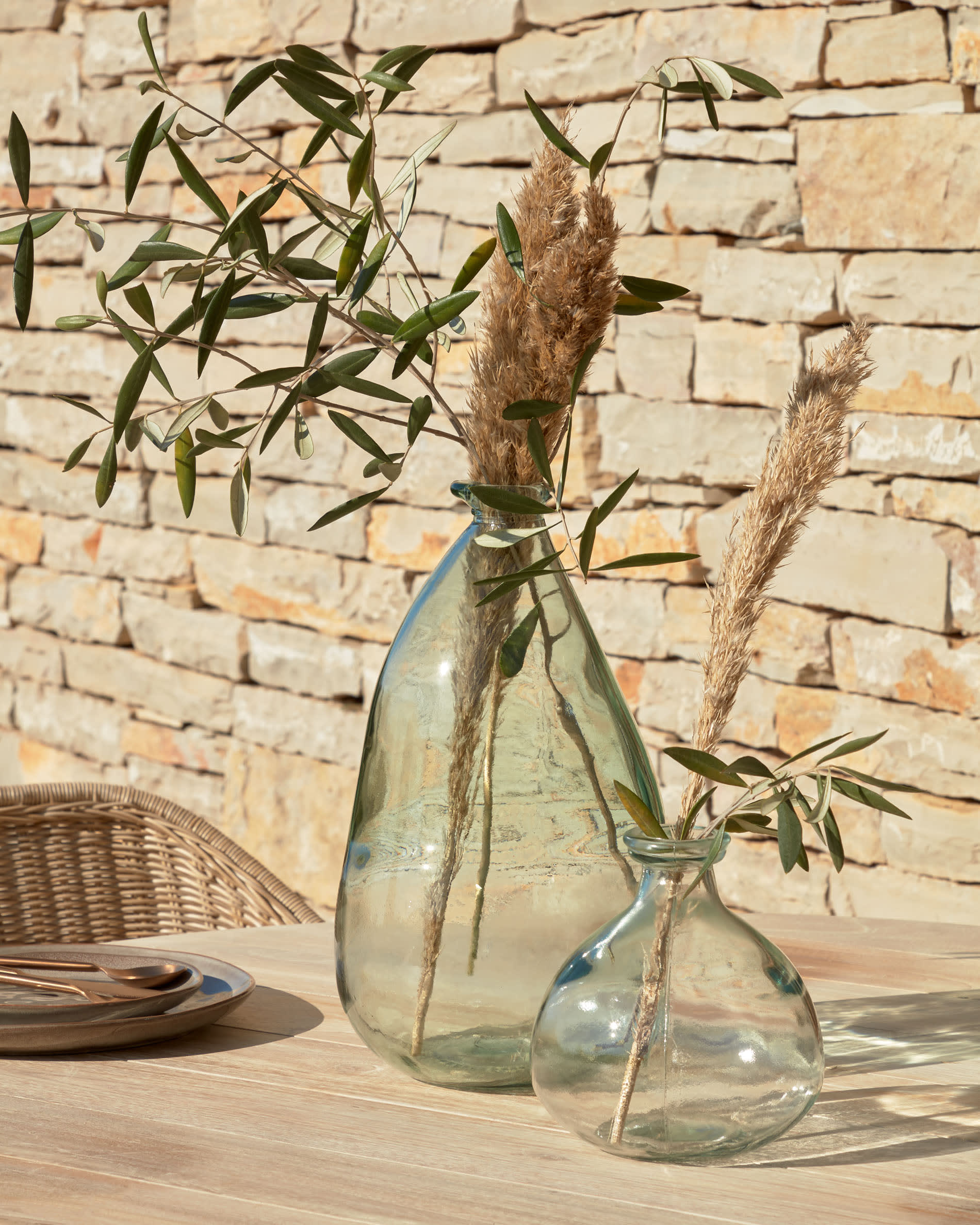 Brenna mittelgrosse transparente Vase