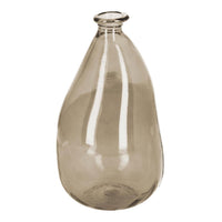 Brenna Vase aus braunem Glas 100% recycelt 36 cm