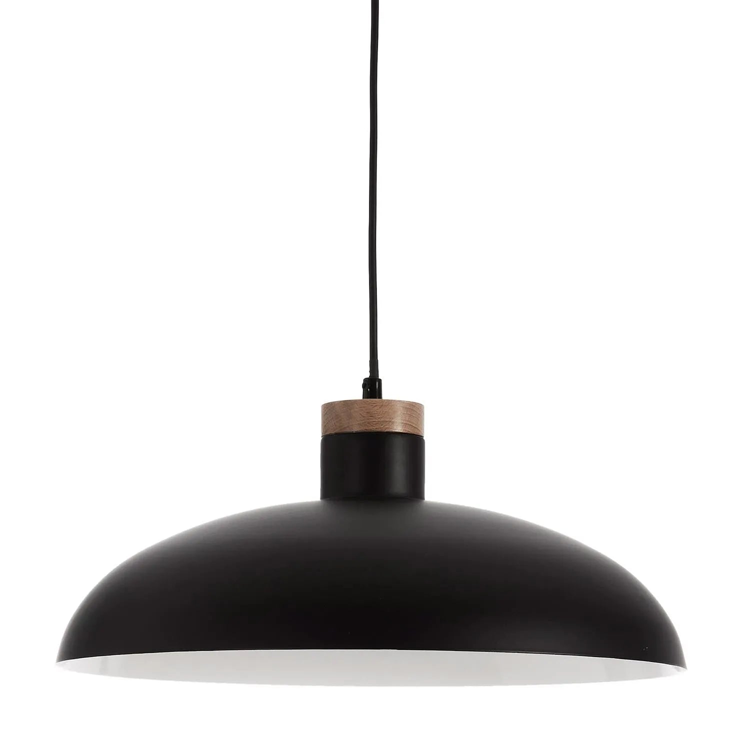 Gotram Hängelampe, schwarz in Schwarz, Braun präsentiert im Onlineshop von KAQTU Design AG. Pendelleuchte ist von Kave Home