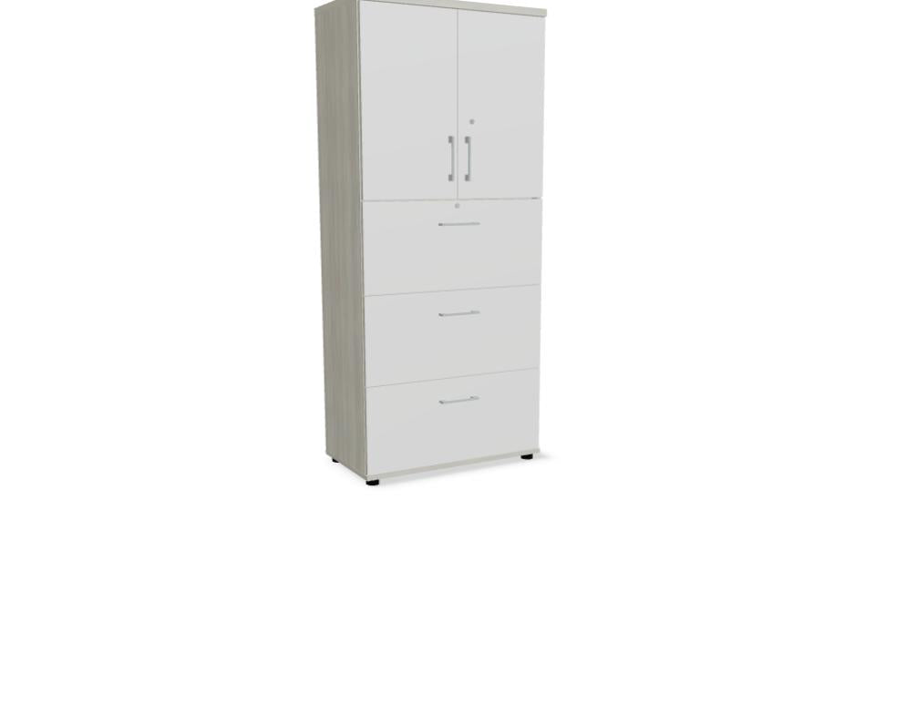 Standard A54C4 - Hängeregisterschrank in Weiss Pastell präsentiert im Onlineshop von KAQTU Design AG. Büroschrank ist von Mdd