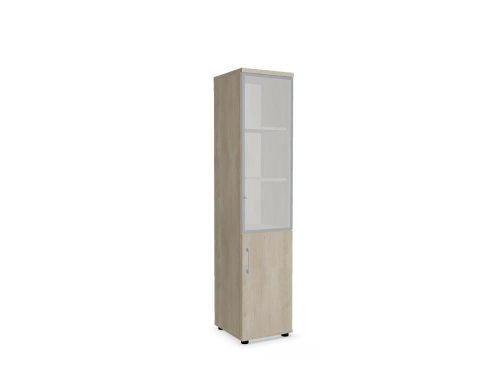 Standard A58P2WK - Vitrine in Weiss Pastell präsentiert im Onlineshop von KAQTU Design AG. Vitrine ist von Mdd