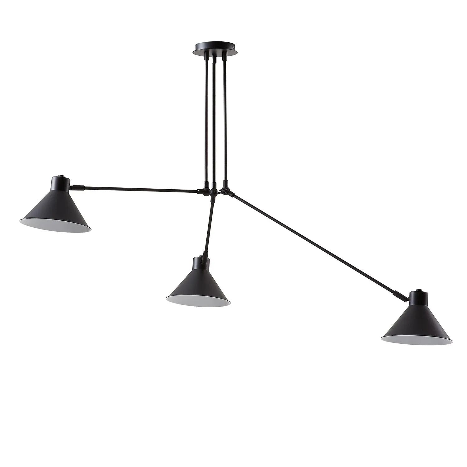 Dione Hängelampe in Schwarz präsentiert im Onlineshop von KAQTU Design AG. Pendelleuchte ist von Kave Home