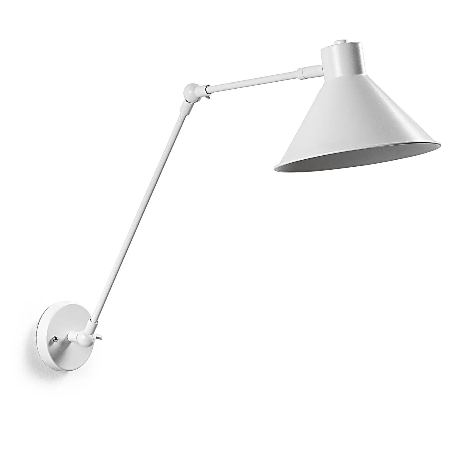 Die Dione Wandleuchte von Kave Home: Elegantes, modernes Design aus robustem Stahl, ideal für kleine Räume. Perfekt für skandinavische, industrielle oder minimalistische Stile.