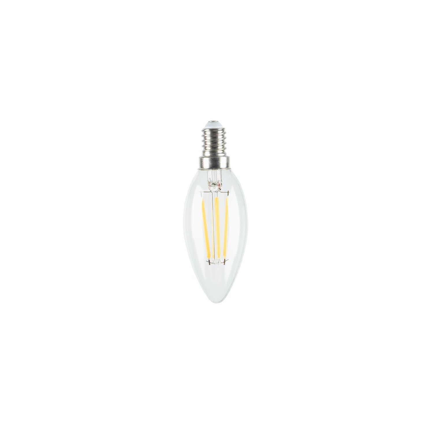 Bulb LED Glühbirne E14 4W, weiss in Klar, Weiss präsentiert im Onlineshop von KAQTU Design AG. Leuchtmittel ist von Kave Home