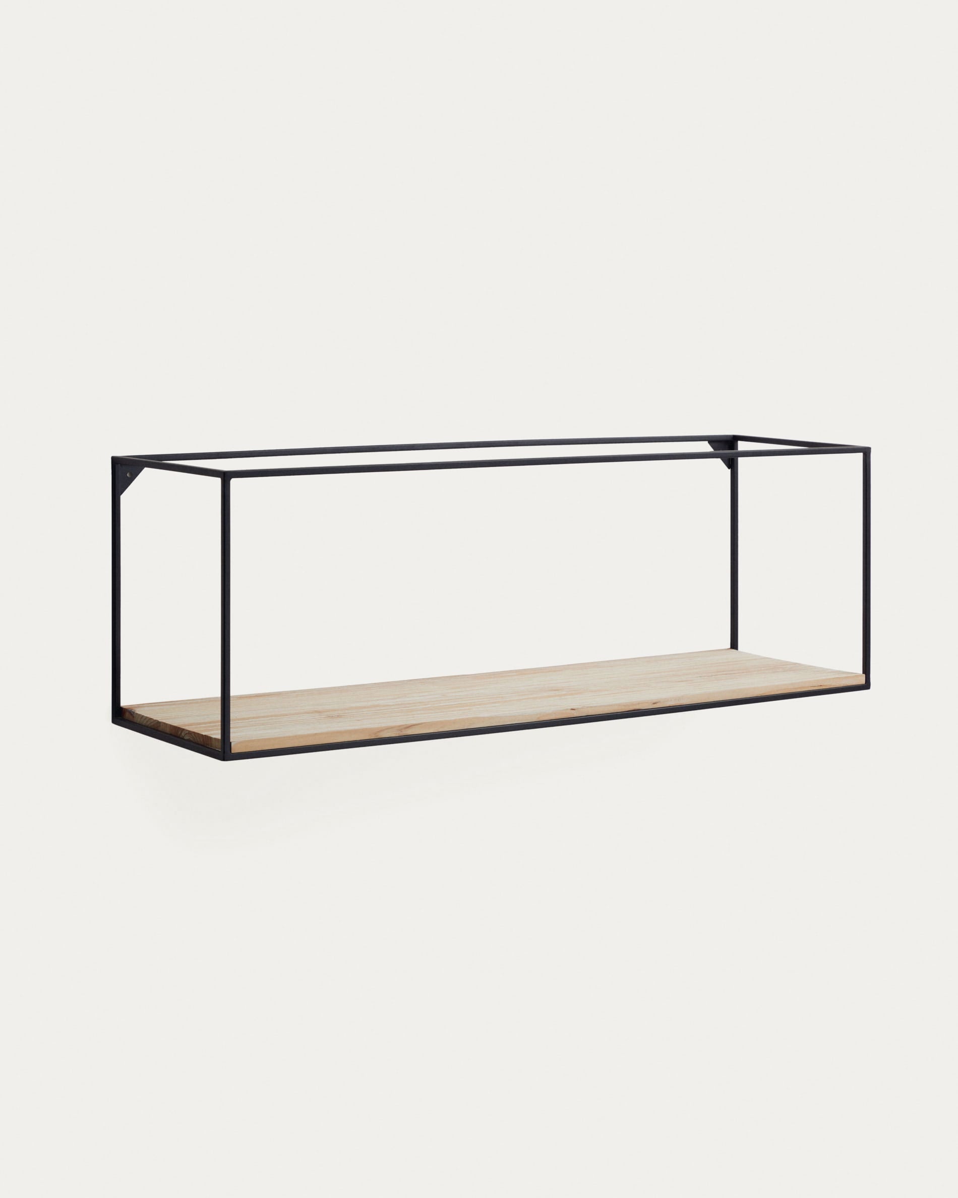 Das Elisha Wandregal von Kave Home, 90x30 cm, bietet stilvolle Aufbewahrung mit modernem Design und hochwertiger Verarbeitung.