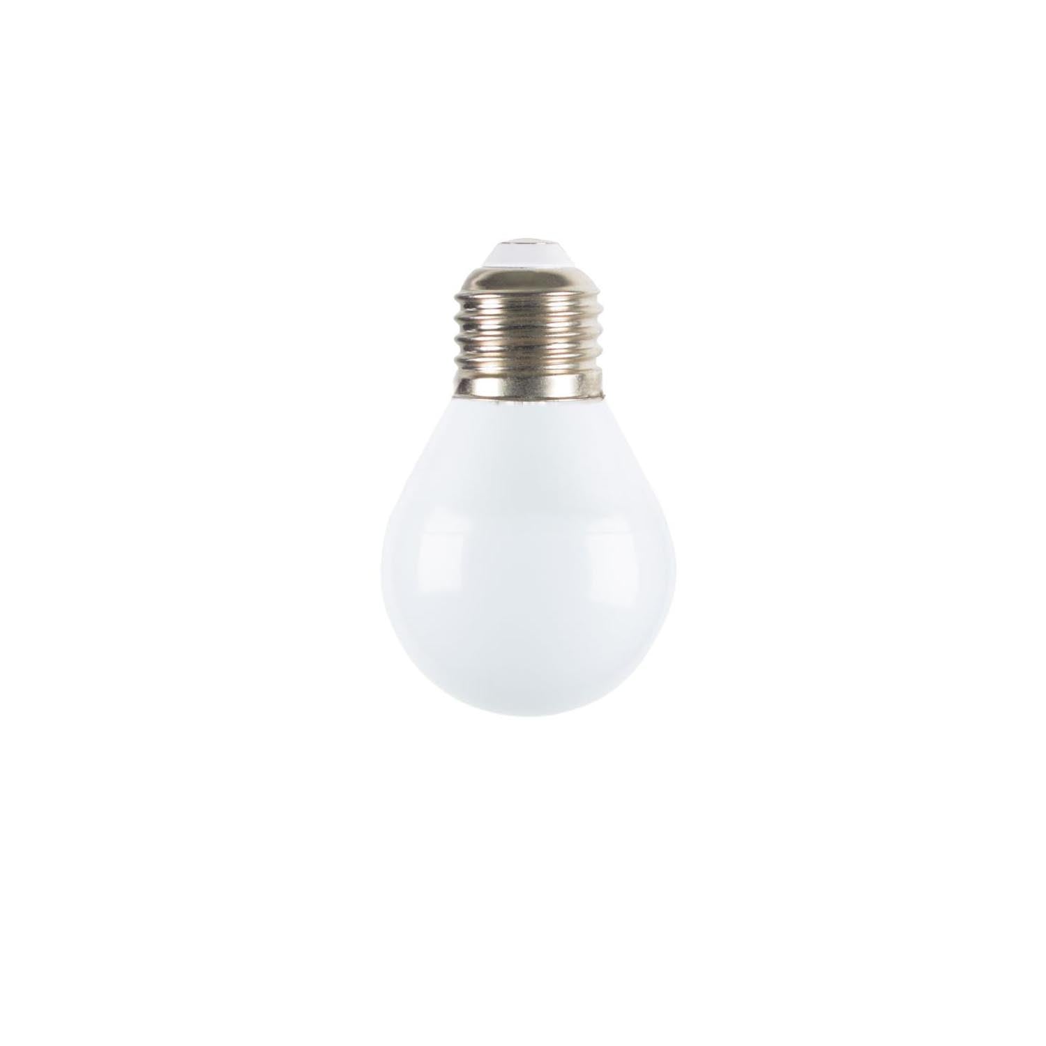 LED-Glühbirne Bulb E27, 4W und 45 mm warmes Licht in Klar, Weiss präsentiert im Onlineshop von KAQTU Design AG. Leuchtmittel ist von Kave Home