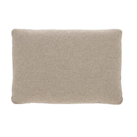 Kissen mit beiger Chenille 40 x 60 cm