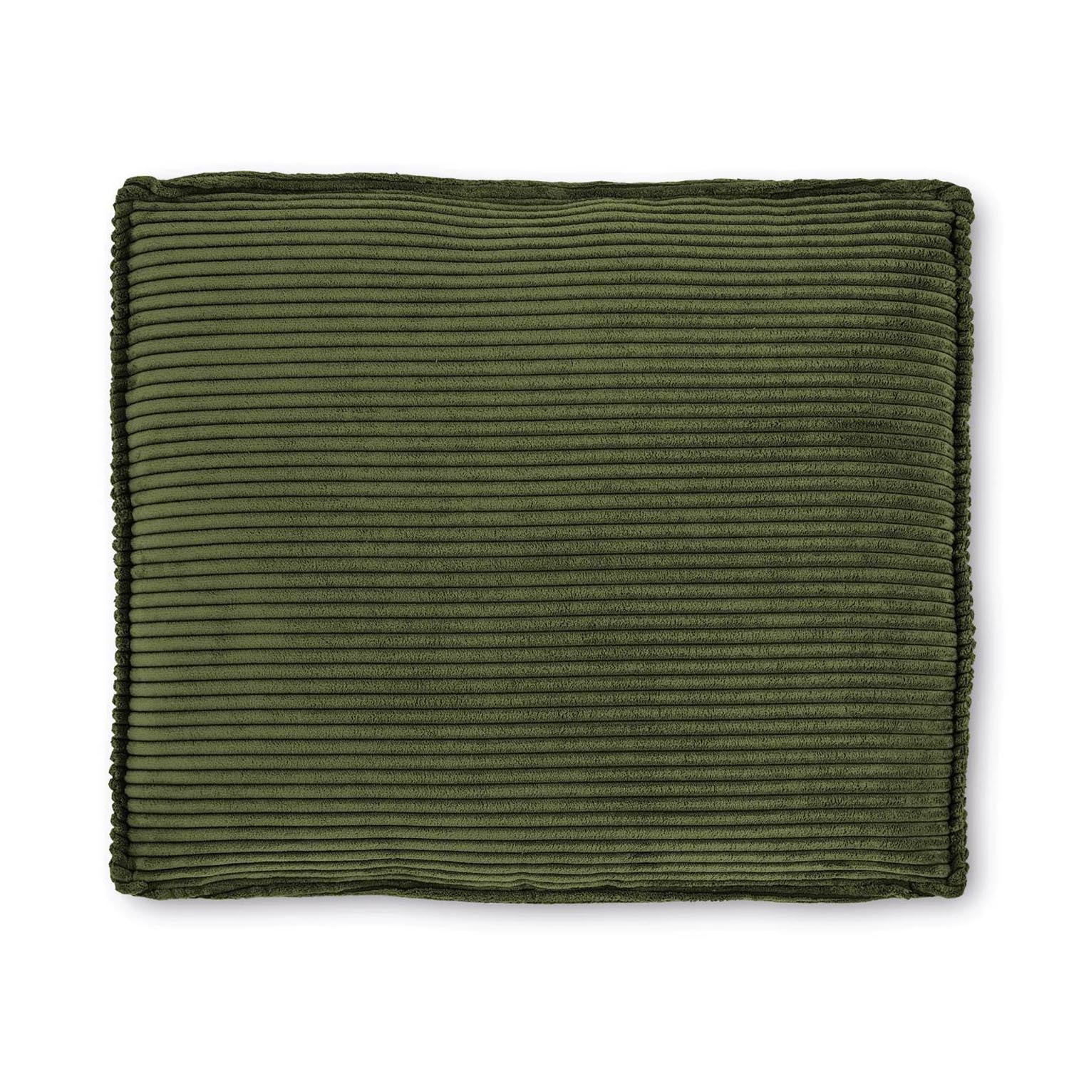 Pillow Blok with thick, green cord 50 x 60 cm