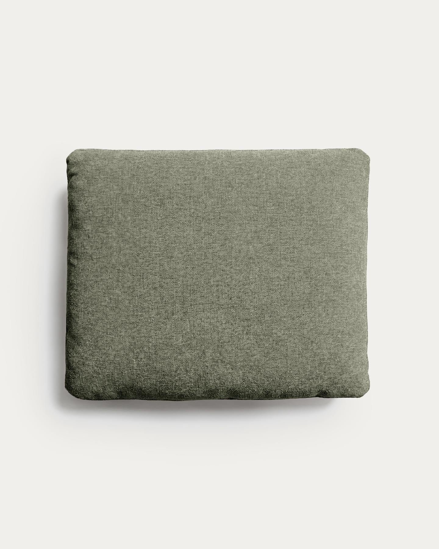Kissen Blok in moosgrüner Chenille, 50 x 60 cm in Grün präsentiert im Onlineshop von KAQTU Design AG. Deko Kissen ist von Kave Home