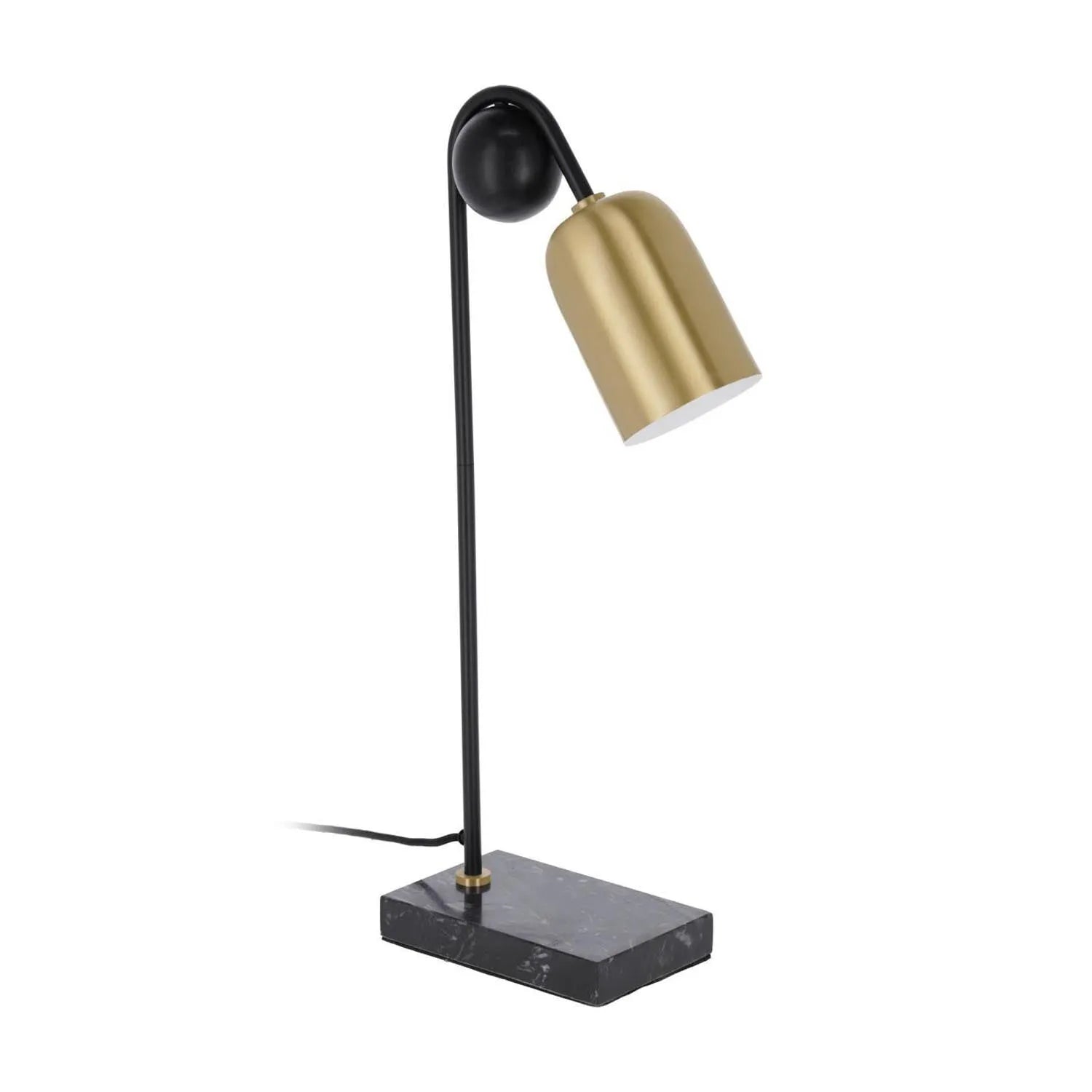 Natsumi Tischlampe in Gold, Schwarz präsentiert im Onlineshop von KAQTU Design AG. Tischleuchte ist von Kave Home