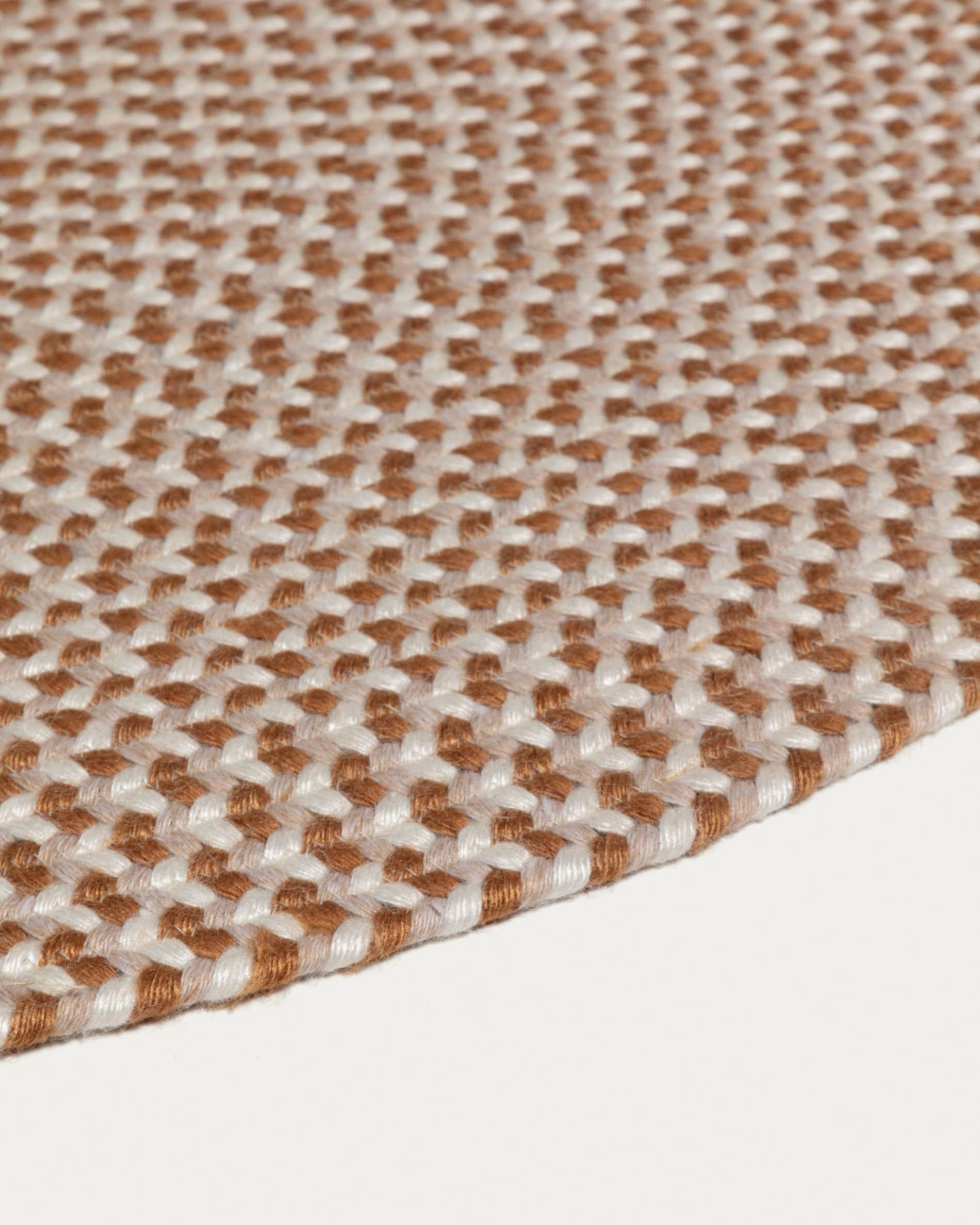 Rodhe runder Teppich aus 100% PET beige Ø 150 cm
