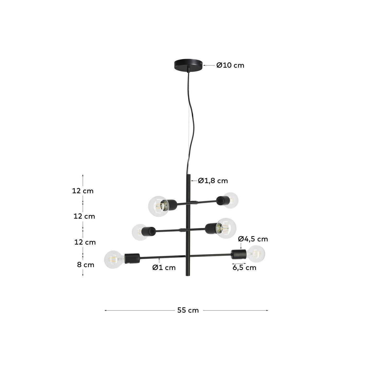 Der Spica Lampenschirm von Kave Home vereint modernes Design mit Funktionalität und schafft eine einladende Atmosphäre.