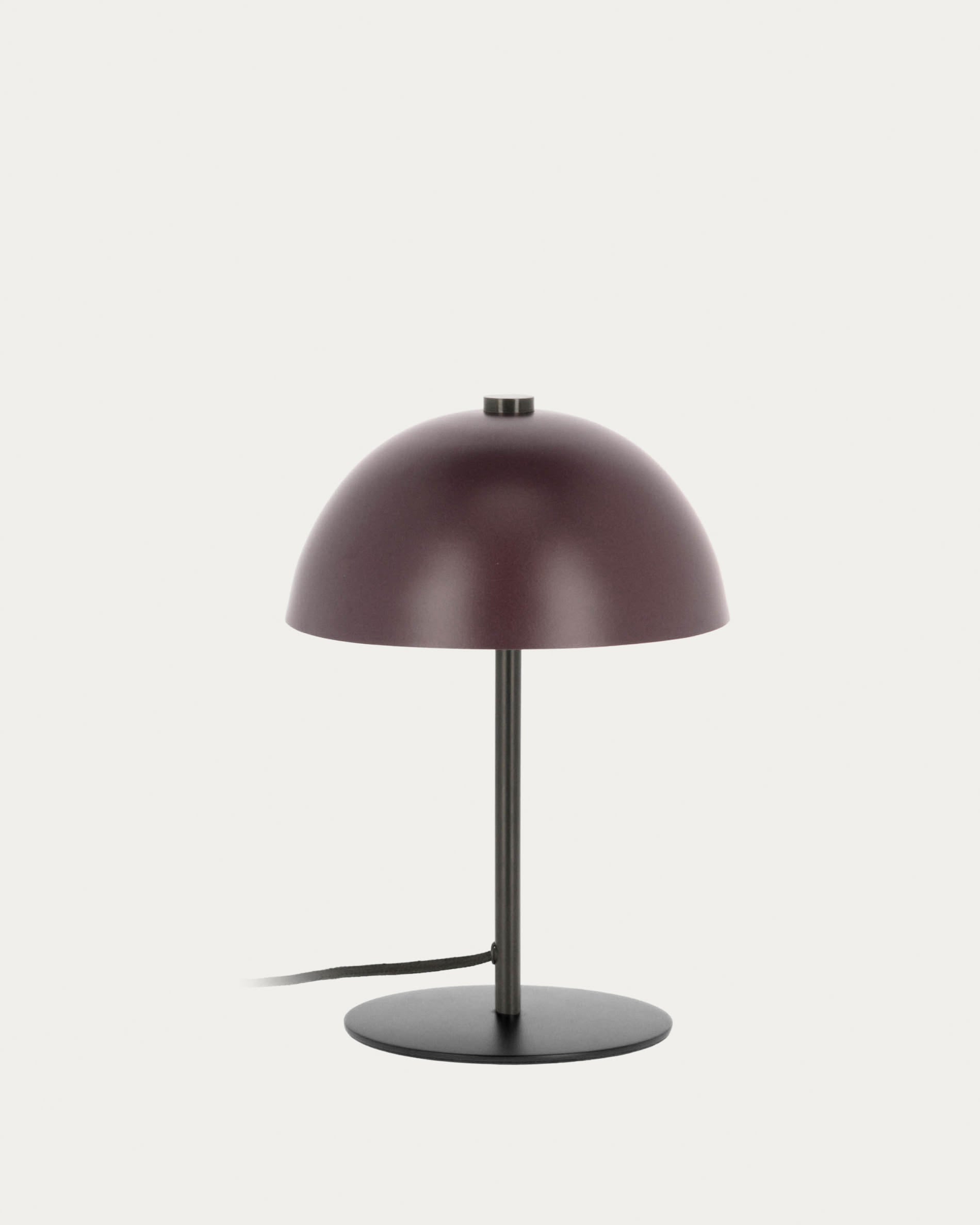 Aleyla Tischlampe aus Metall mit kastanienbraun Oberfläche