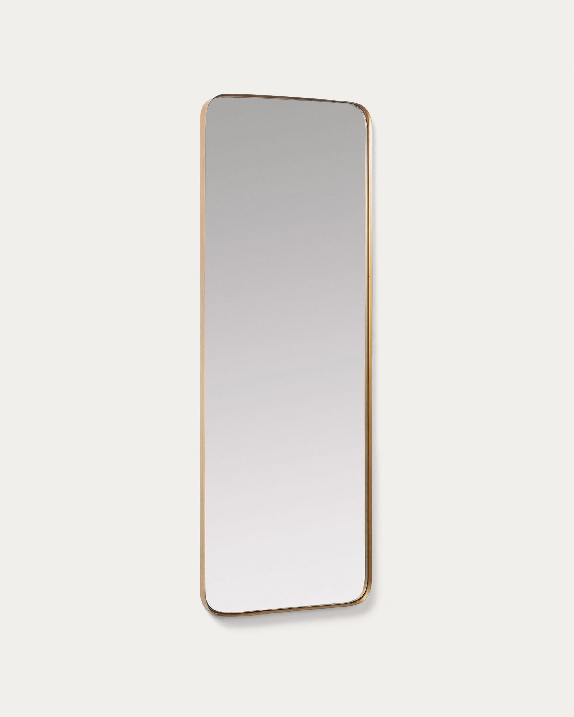 3D-Modell des eleganten Marco Gold Spiegels, 55x150,5 cm, ideal für Flur, Wohnzimmer oder Schlafzimmer.