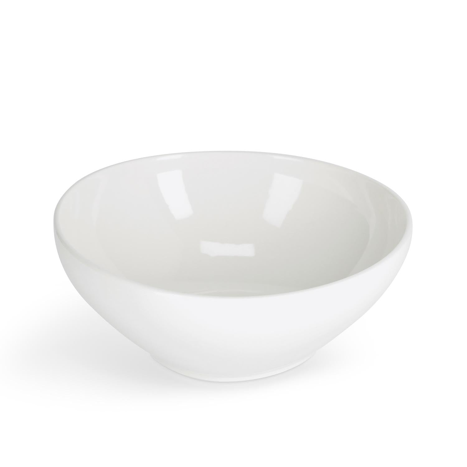 Elegante, grosse Porzellanschale von Kave Home: robust, kratzfest, vielseitig – ideal für stilvolle Tischdekoration.