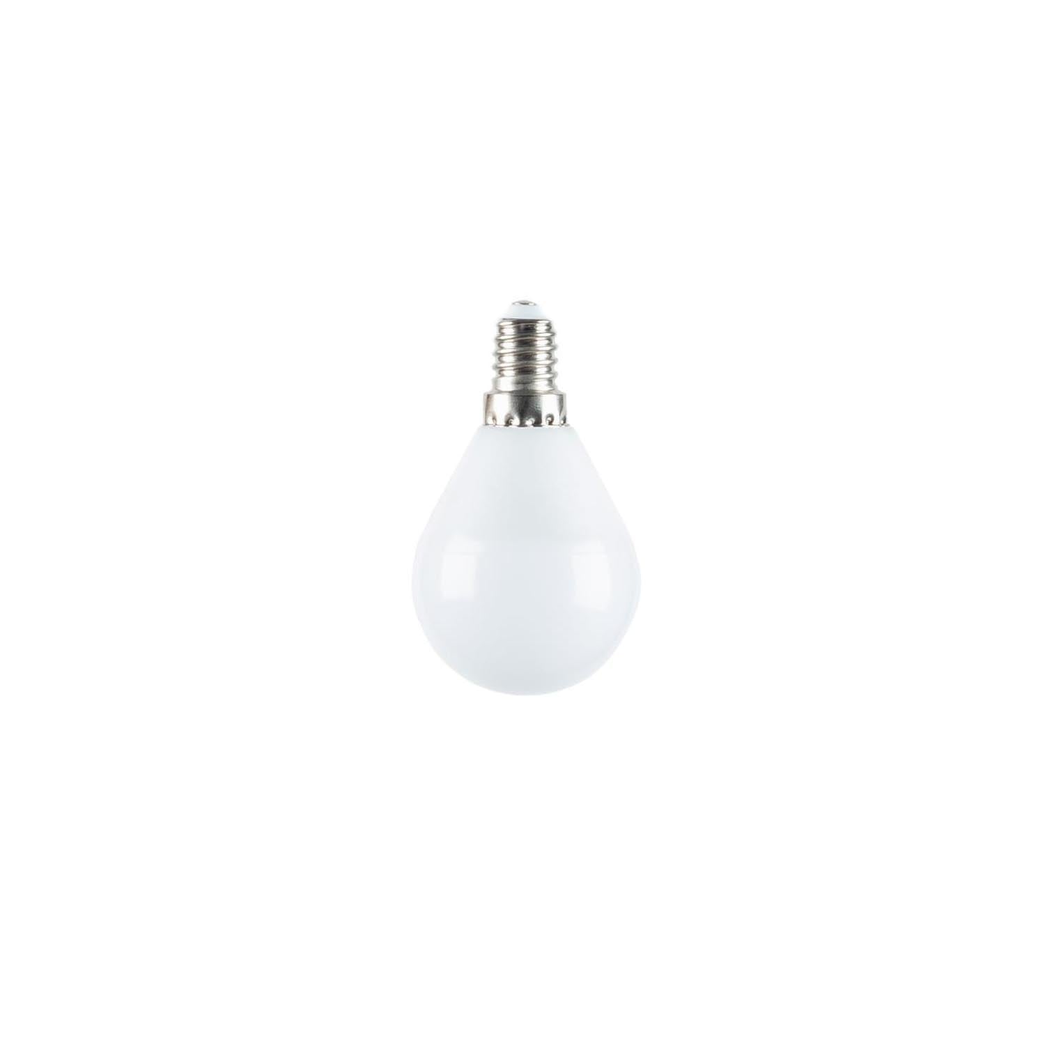 Bulb LED-Glühbirne E14 4W und 38 mm warmes Licht in Weiss präsentiert im Onlineshop von KAQTU Design AG. Leuchtmittel ist von Kave Home