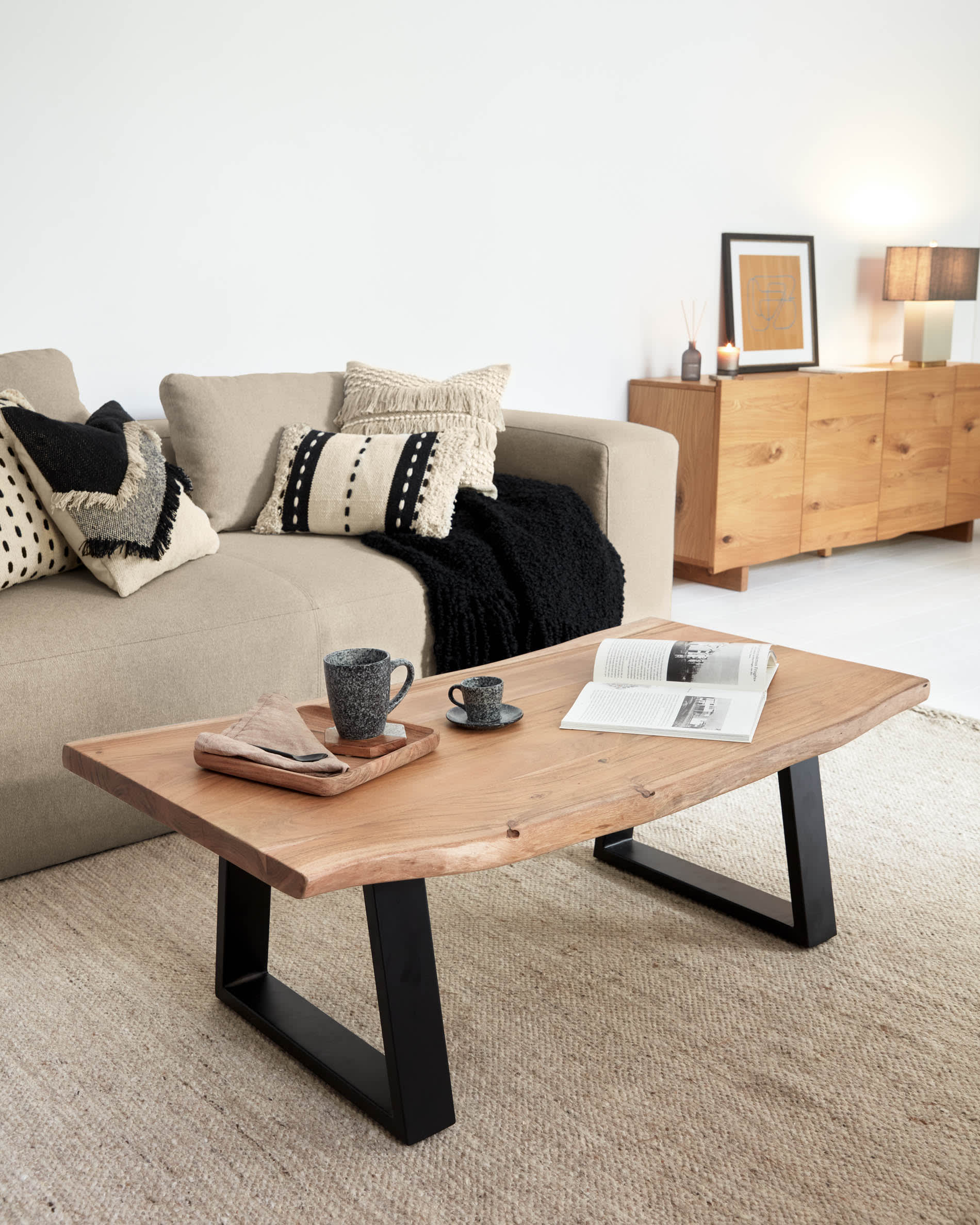 Carime Teppich beige 160 x 230 cm