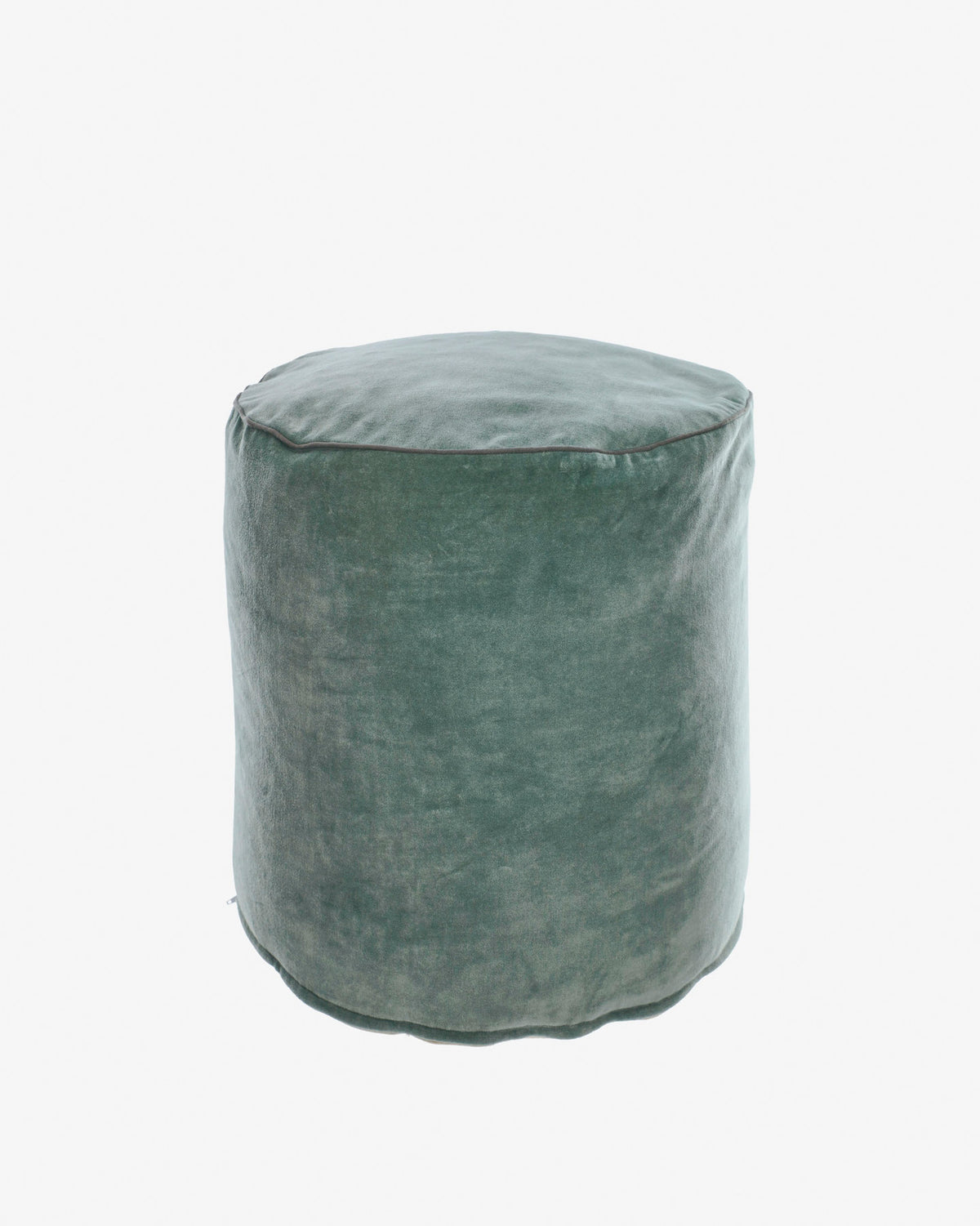 Runder Pouf Brunetta aus Samt dunkeltürkis Ø 40 cm in Türkis präsentiert im Onlineshop von KAQTU Design AG. Pouf ist von Kave Home