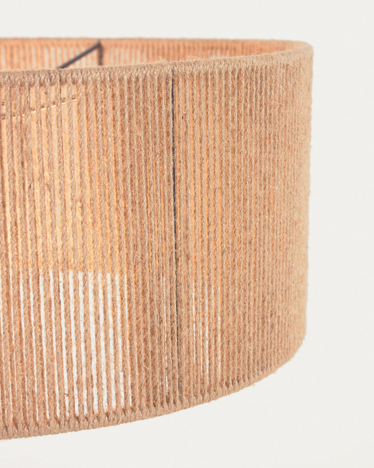 Crista Lampenschirm für Deckenlampe aus Jute natur Ø 47 cm in Natur präsentiert im Onlineshop von KAQTU Design AG. Lampenschirm ist von Kave Home