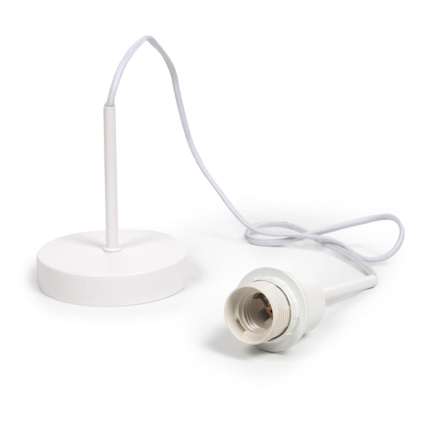 Deckenlampenfassung für Lampe Fulvia aus Metall weiss 150 cm in Weiss präsentiert im Onlineshop von KAQTU Design AG. Deckenleuchte ist von Kave Home