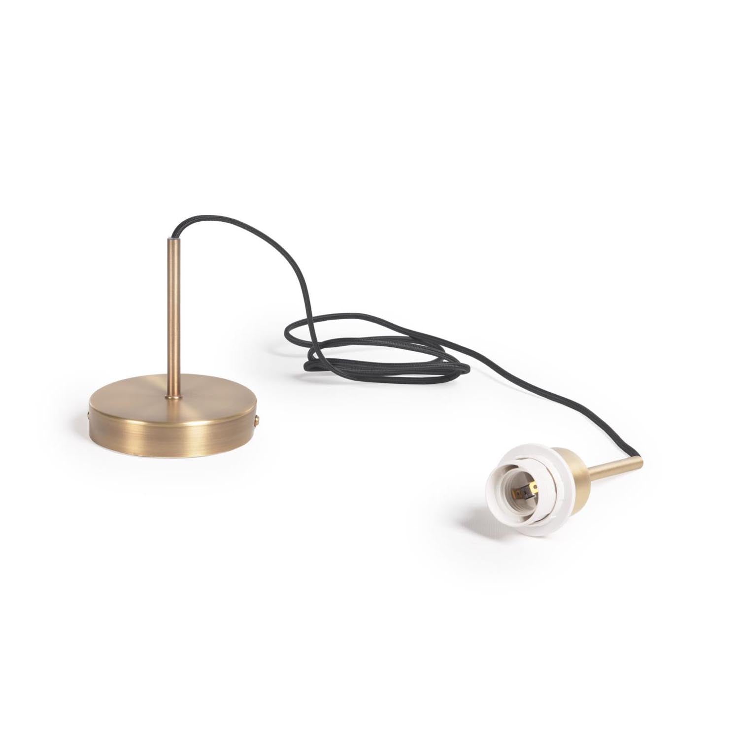 Fulvia Fassung für Deckenlampe aus Metall mit Finish in Gold 150 cm in Gold präsentiert im Onlineshop von KAQTU Design AG. Deckenleuchte ist von Kave Home