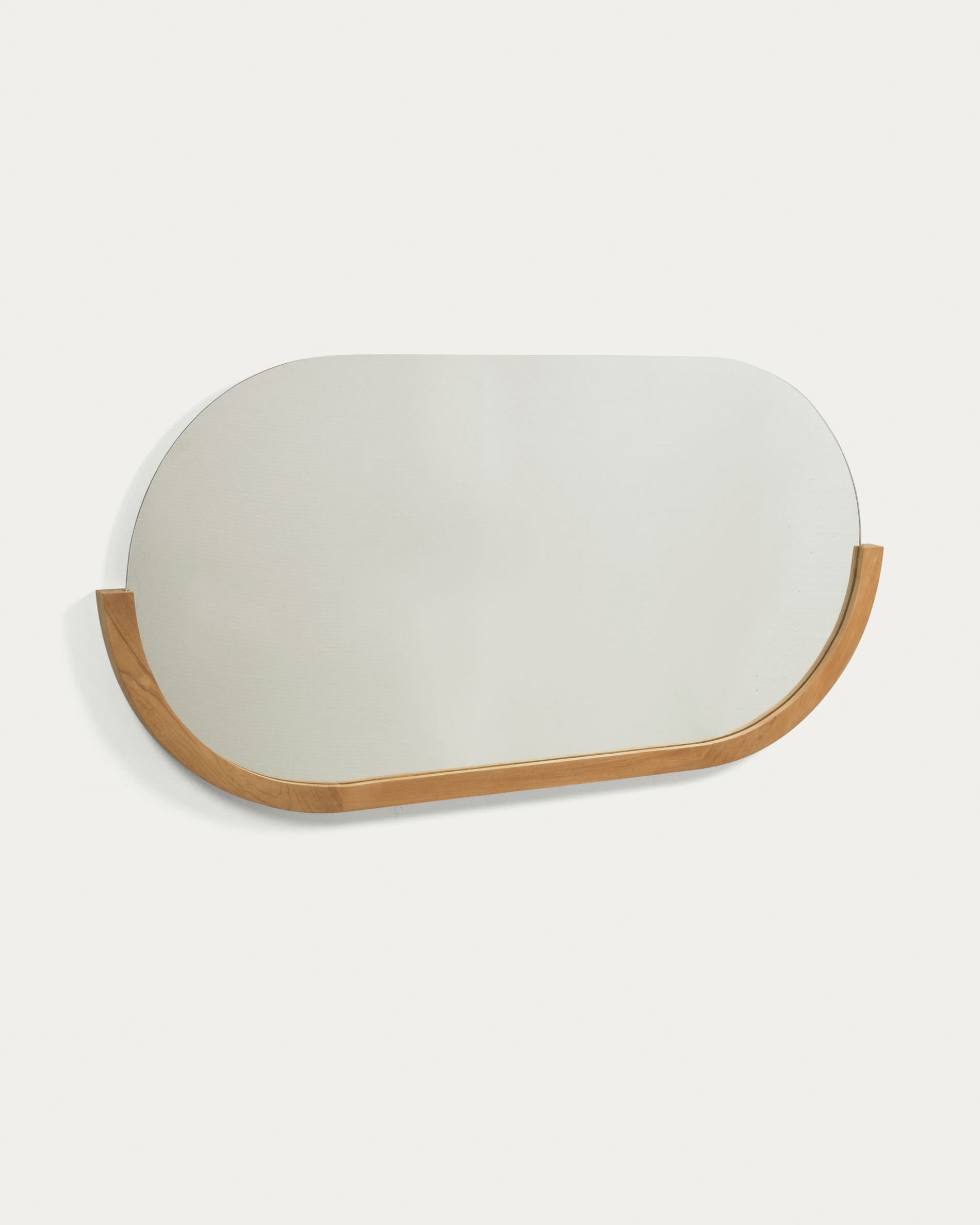 Rokia mirror made of solid teak wood 90 x 55 cm