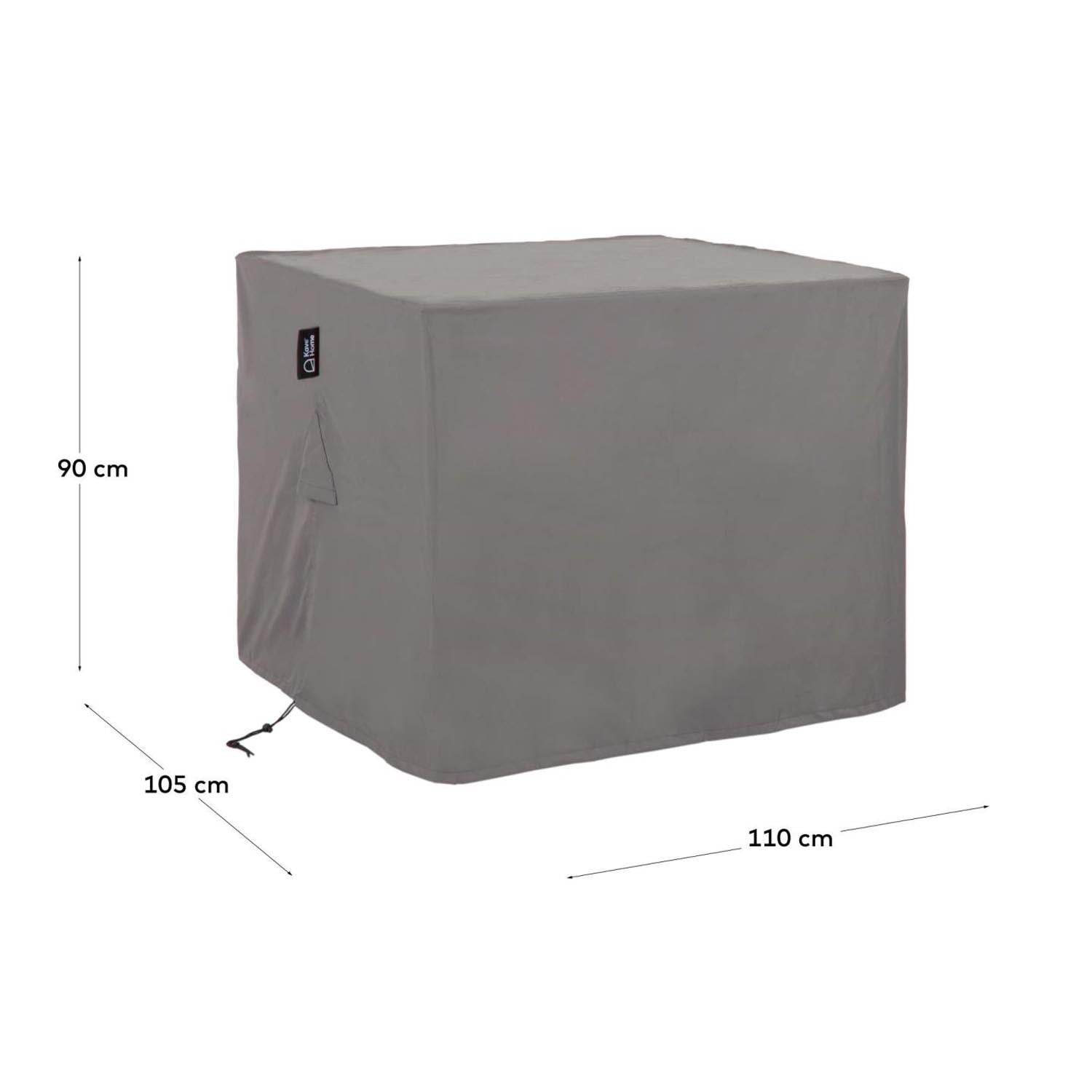 Iria Schutzhülle für Outdoor Sessel max. 110 x 105 cm in Grau präsentiert im Onlineshop von KAQTU Design AG. Outdoor-Accessoire ist von Kave Home