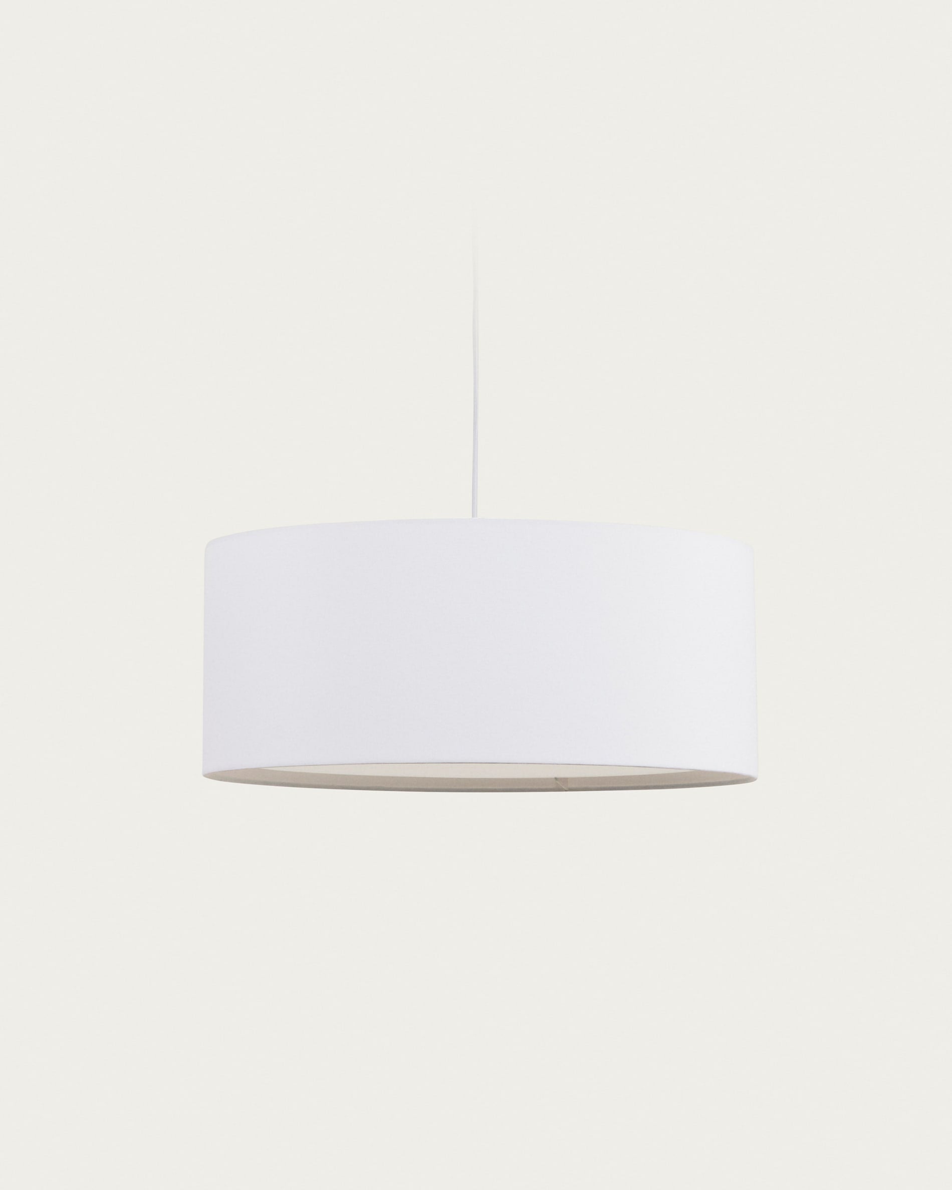3D-Modell des weissen Santana Lampenschirms Ø 50 cm, elegantes Design, gleichmässige Lichtverteilung, AR-kompatibel.
