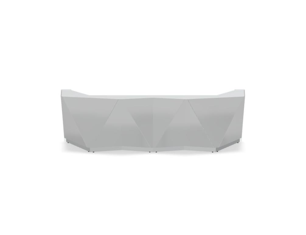 Alpa ALP15 - modulare Empfangstheke in Schwarzes Glas präsentiert im Onlineshop von KAQTU Design AG. Empfangsdesk ist von Mdd