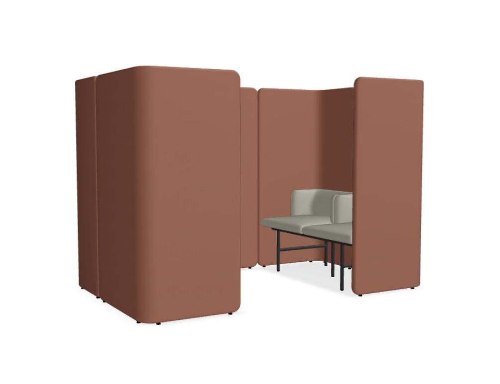 Agora AR08B - Meetingsystem in Vanille präsentiert im Onlineshop von KAQTU Design AG. Meetingsystem ist von Mdd