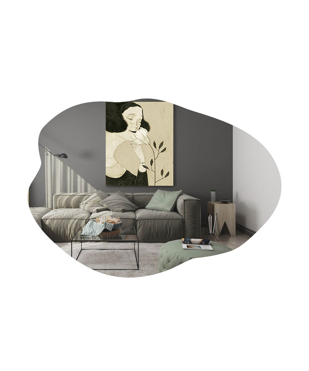 Ohho - Black in Schwarz präsentiert im Onlineshop von KAQTU Design AG. Spiegel ist von Hanah Home
