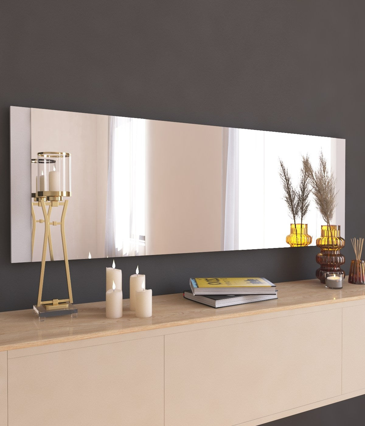 Azus - White in Weiss präsentiert im Onlineshop von KAQTU Design AG. Spiegel ist von Hanah Home