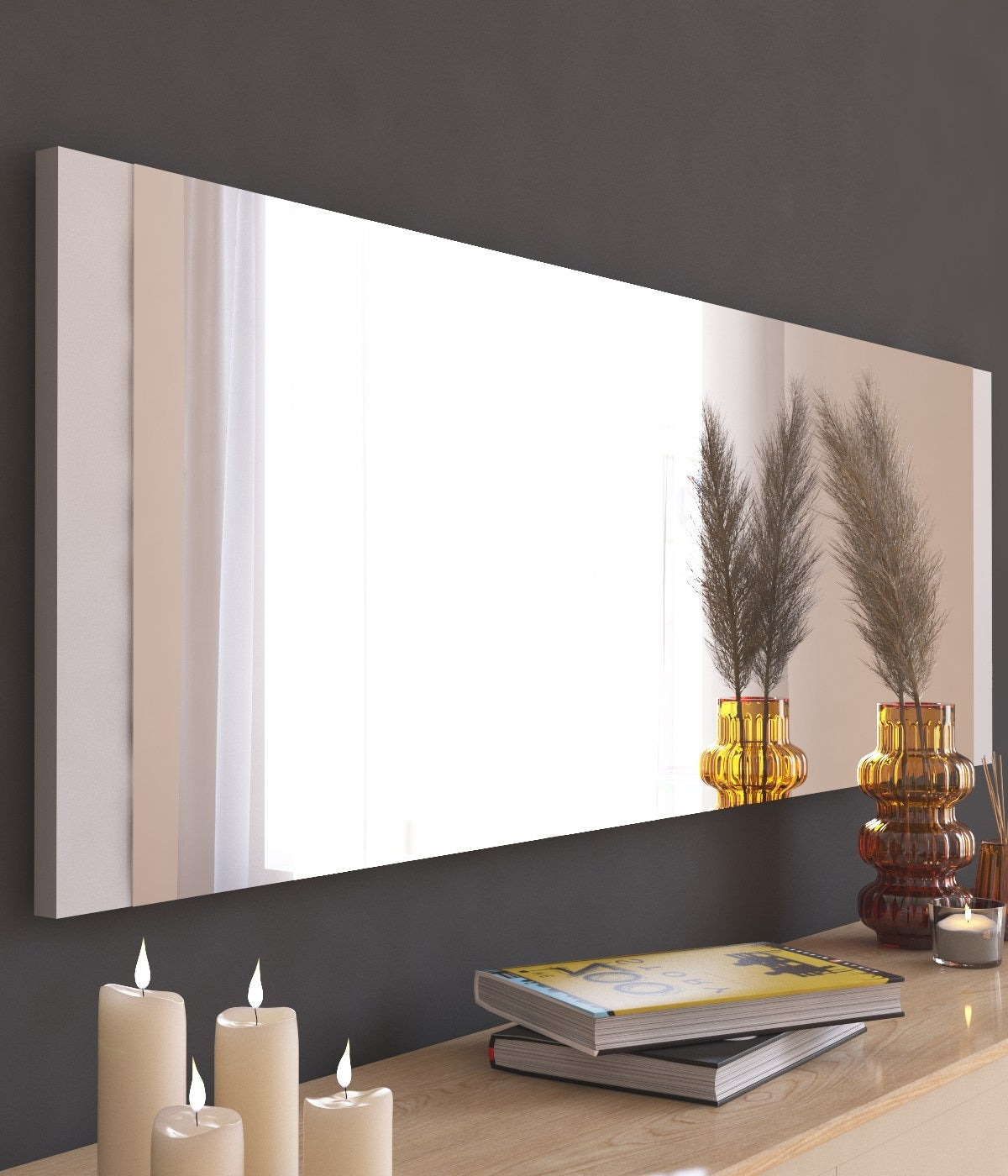 Azus - White in Weiss präsentiert im Onlineshop von KAQTU Design AG. Spiegel ist von Hanah Home