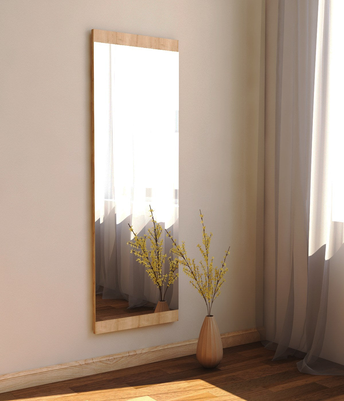 Azus - Natural in Natürlich präsentiert im Onlineshop von KAQTU Design AG. Spiegel ist von Hanah Home
