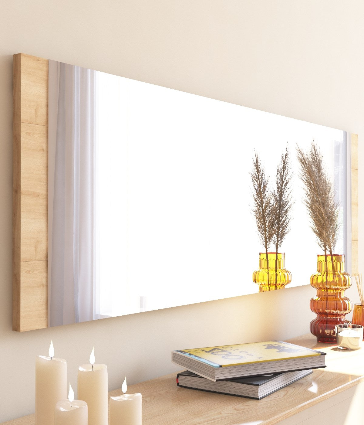 Azus - Natural in Natürlich präsentiert im Onlineshop von KAQTU Design AG. Spiegel ist von Hanah Home