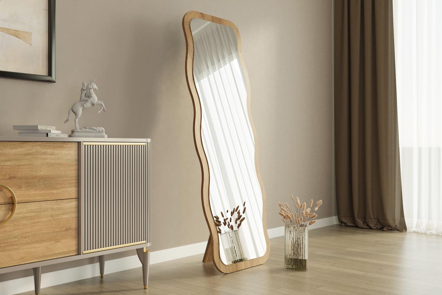 Aror - Natural in Natürlich präsentiert im Onlineshop von KAQTU Design AG. Spiegel ist von Hanah Home