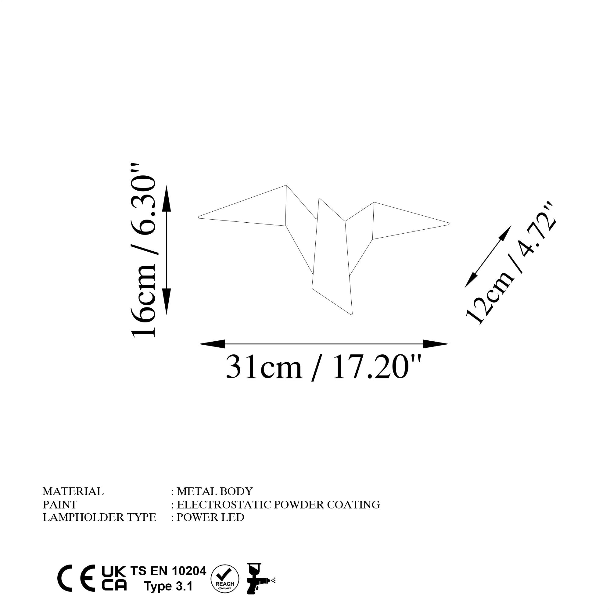 Pacalı - 13500 - M in Schwarz präsentiert im Onlineshop von KAQTU Design AG. Wandleuchte ist von Opviq