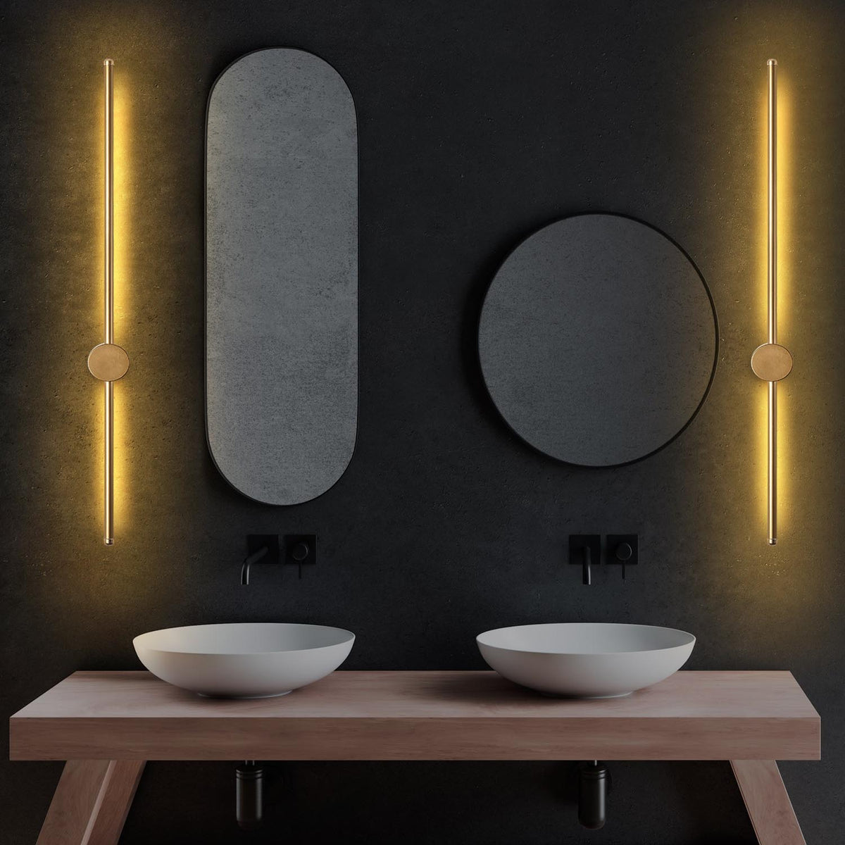 Sword Wandleuchte - Gold in Gold präsentiert im Onlineshop von KAQTU Design AG. Wandleuchte ist von Opviq