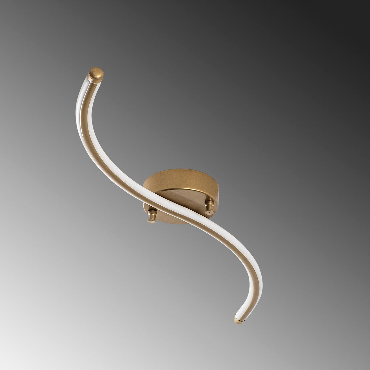 Yılan Deckenleuchte - Gold in Gold präsentiert im Onlineshop von KAQTU Design AG. Deckenleuchte ist von Opviq