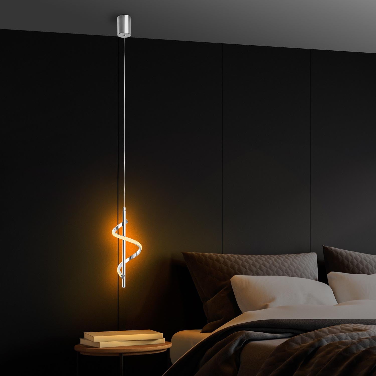 Lıkma - 13521 in Chrome präsentiert im Onlineshop von KAQTU Design AG. Pendelleuchte ist von Opviq