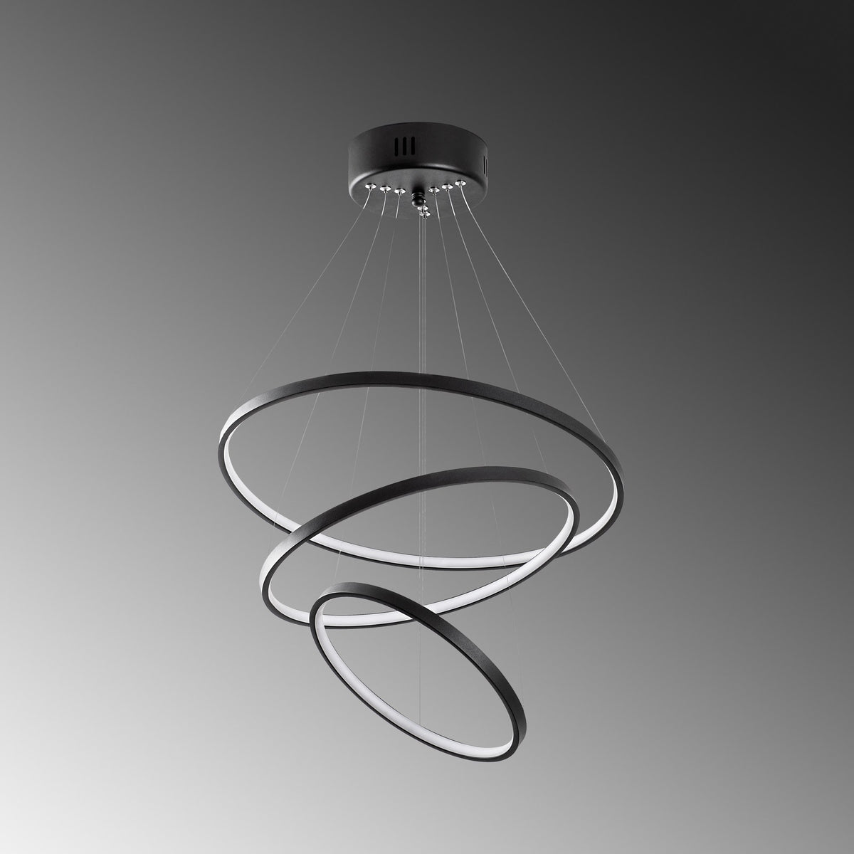 Simit Deckenleuchte - Schwarz in Schwarz präsentiert im Onlineshop von KAQTU Design AG. Deckenleuchte ist von Opviq