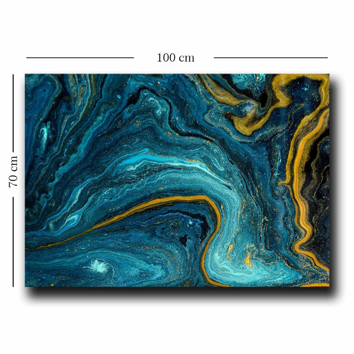 70100NISC Bild - Blau
 Marineblau
 Gold in Blau / Marineblau / Gold präsentiert im Onlineshop von KAQTU Design AG. Bild ist von Wallity