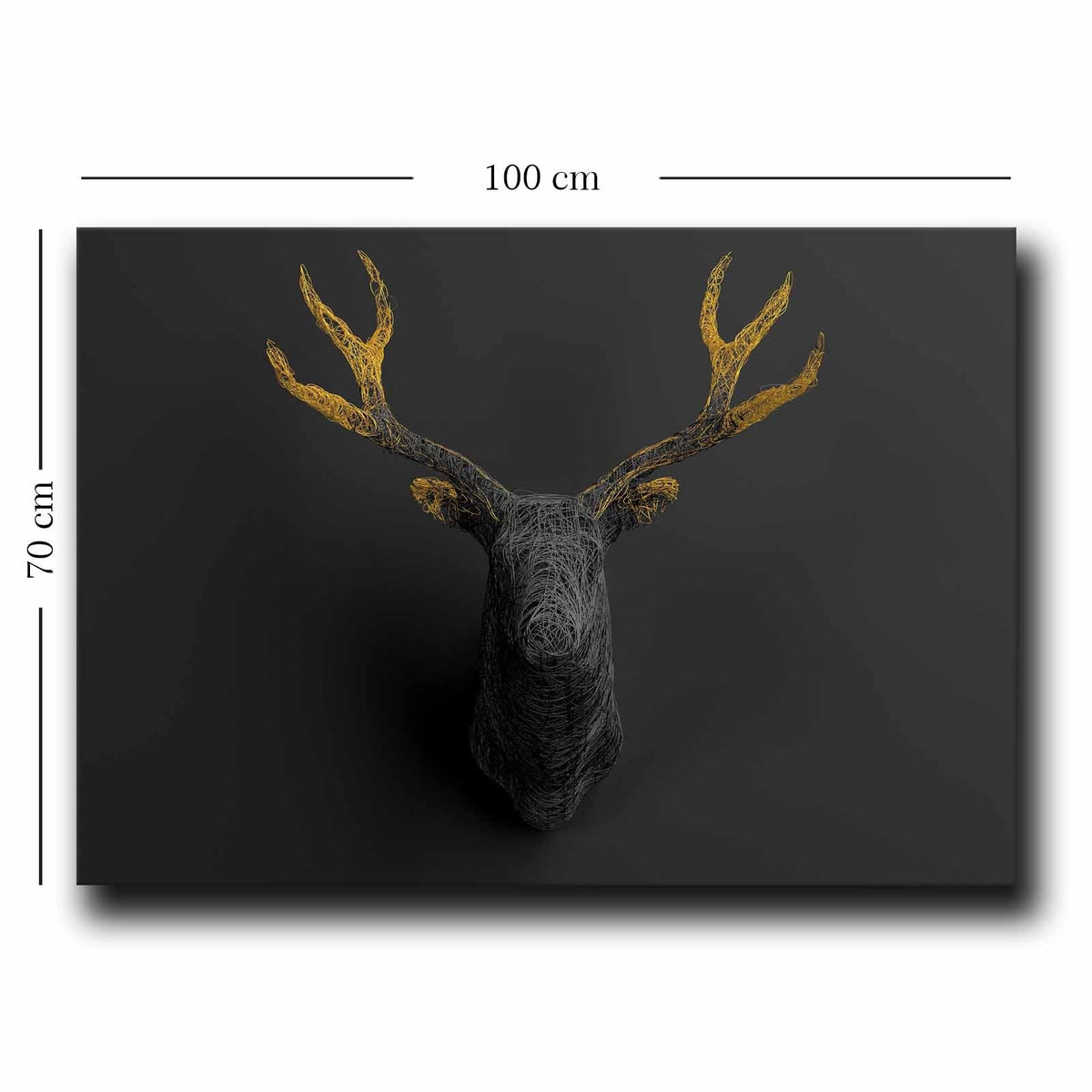 70100NISC Bild - Gold
 Schwarz in Gold / Schwarz präsentiert im Onlineshop von KAQTU Design AG. Bild ist von Wallity