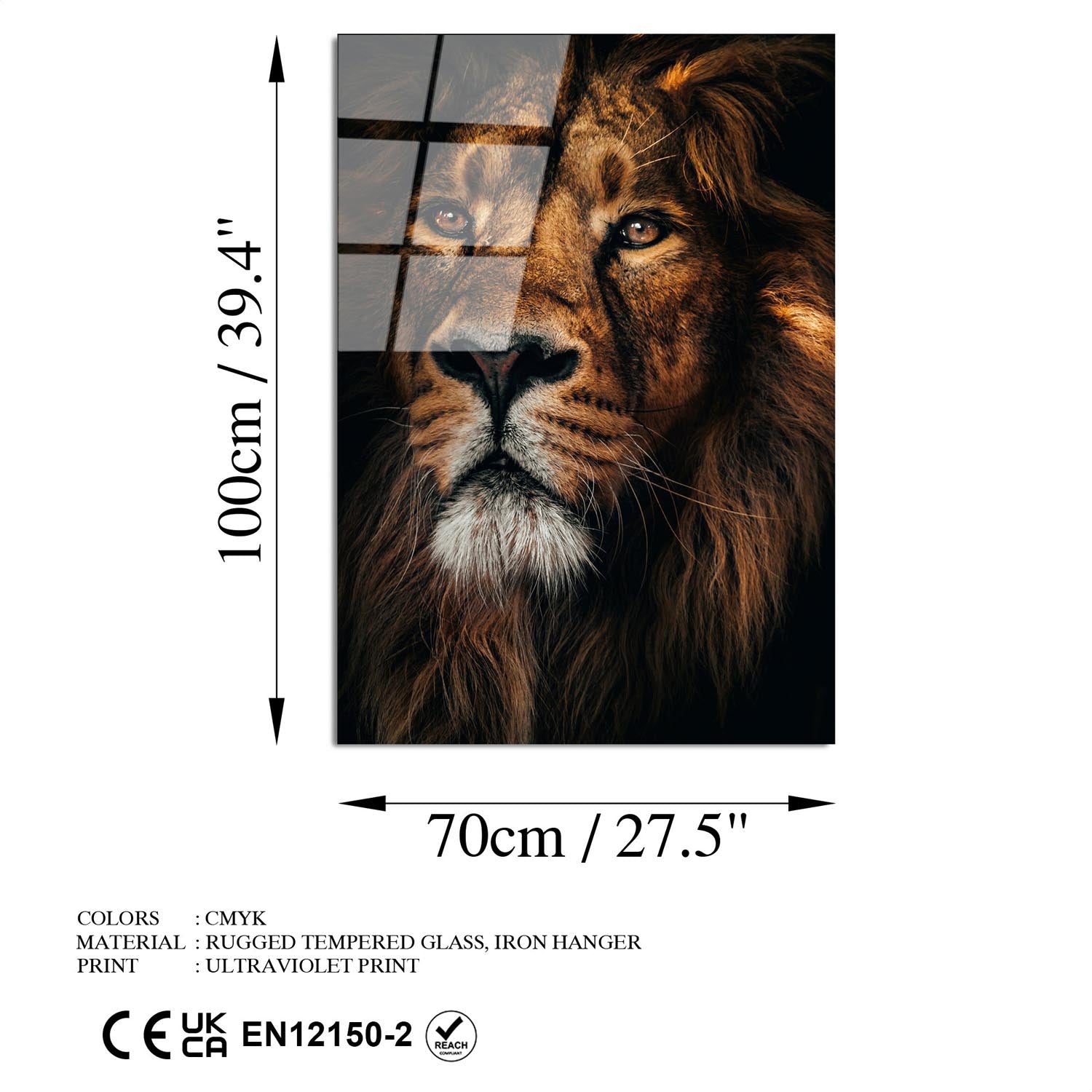 UV-159 70 x 100 in Mehrfarbig präsentiert im Onlineshop von KAQTU Design AG. Bild ist von Wallity