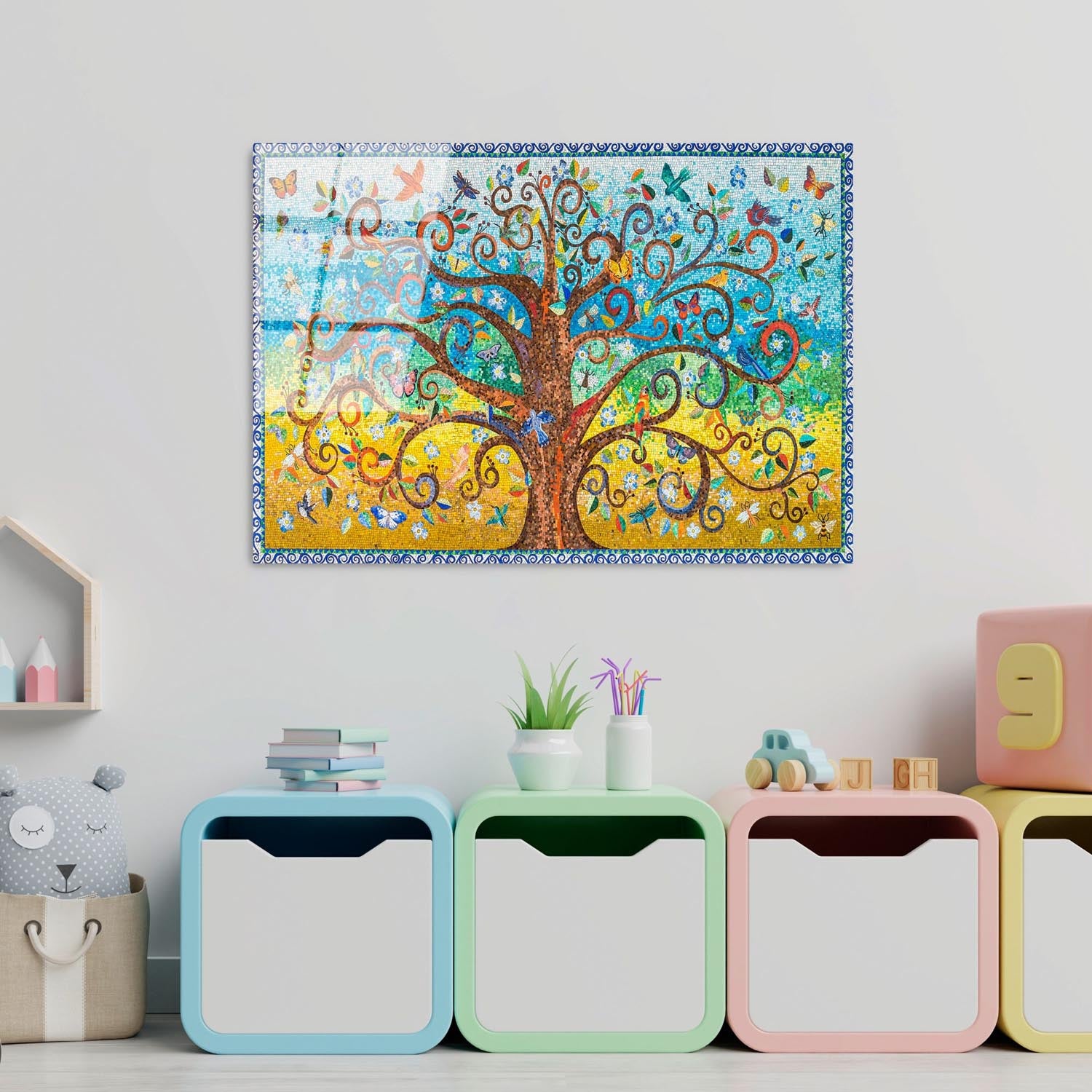 UV-211 70 x 100 in Mehrfarbig präsentiert im Onlineshop von KAQTU Design AG. Bild ist von Wallity