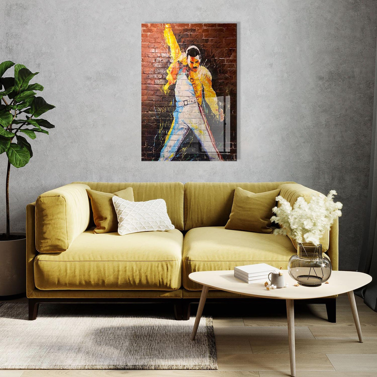 UV Bild - Mehrfarbig in Mehrfarbig präsentiert im Onlineshop von KAQTU Design AG. Bild ist von Wallity