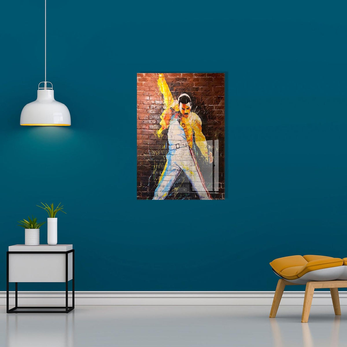 UV Bild - Mehrfarbig in Mehrfarbig präsentiert im Onlineshop von KAQTU Design AG. Bild ist von Wallity