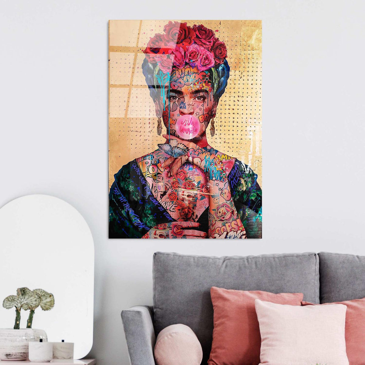 UV Bild - Mehrfarbig in Mehrfarbig präsentiert im Onlineshop von KAQTU Design AG. Bild ist von Wallity