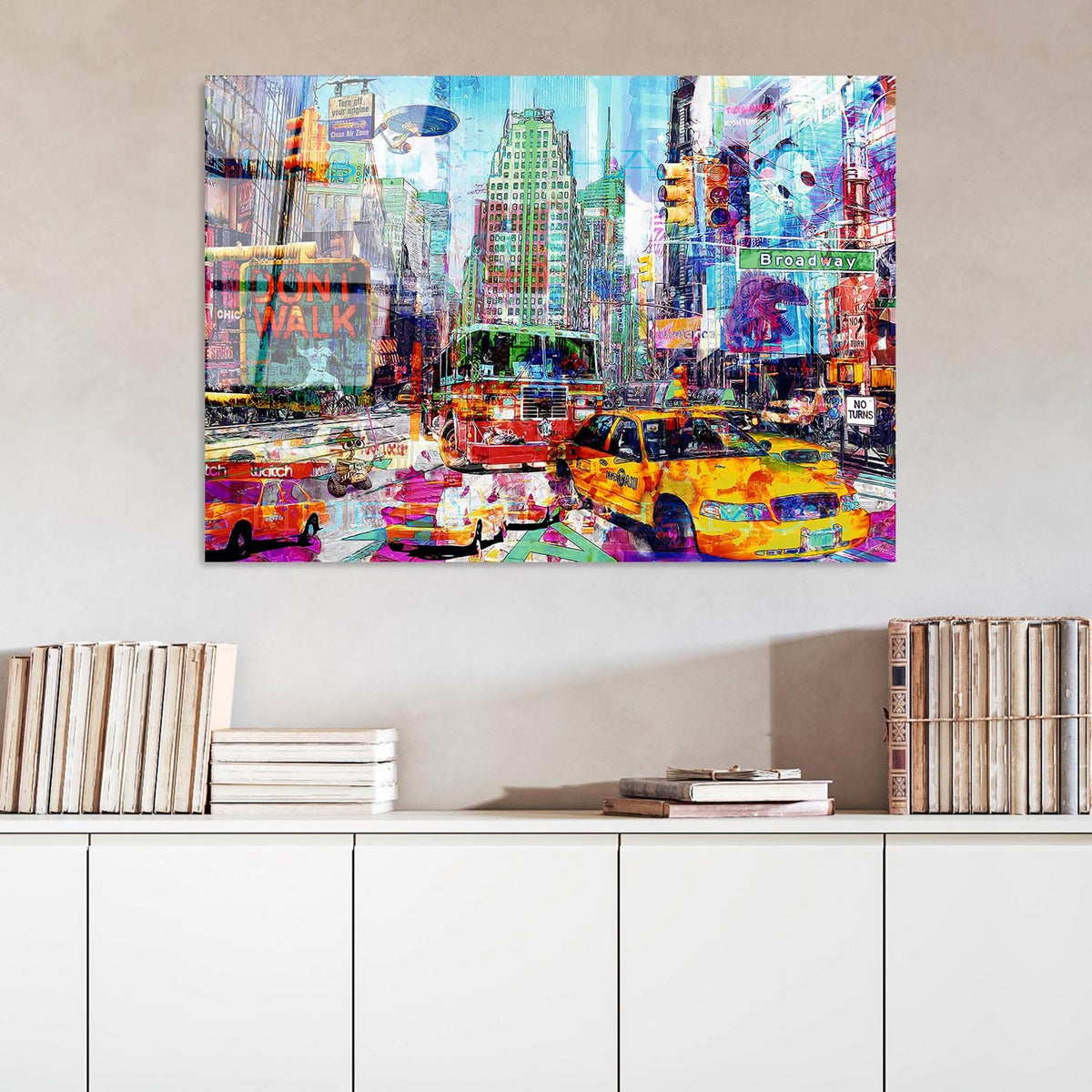 UV Bild - Mehrfarbig in Mehrfarbig präsentiert im Onlineshop von KAQTU Design AG. Bild ist von Wallity