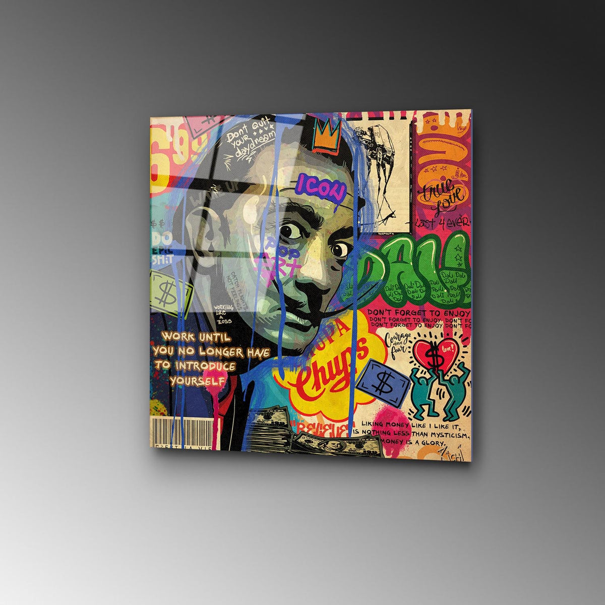 UV Bild - Mehrfarbig in Mehrfarbig präsentiert im Onlineshop von KAQTU Design AG. Bild ist von Wallity